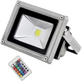 Floodlights - Landscape Light, IP67 Outdoor Waterproof LED Landscape Tree Spotlights, Adjustable RGB Color-Changing Spotlight, for Green Illumination of Trees(RGB+Remote Control,50W) by Unknown