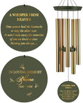 Personalized Memorial Wind Chimes for Outside, Sympathy Gifts Wind Chime for Loss of Loved One, Beautiful Decor with Deep Tone, Ideal for Funeral, Remembrance & Bereavement, Produced in Texas by Astarin