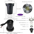 6 Pack 3W Cool White LED In Ground Well Light 12V 24V Low Voltage - Image 2
