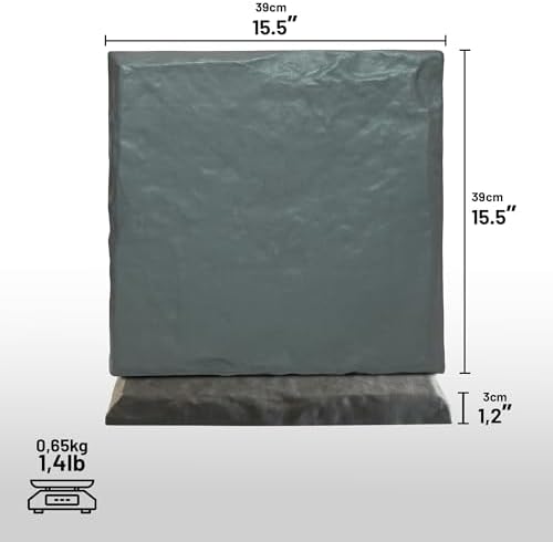 Garden Stepping Stones with Stakes – Set of 4, PP Walkway Pads, 15.5" x 15.5", Weather-Resistant, Easy Installation (4 Pcs, Gray) - Image 3