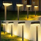 8 Pack Solar Pathway Lights Outdoor, Bright LED Solar Landscape Lights by Fashlits