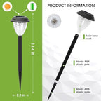GOODFOEVER Solar Pathway Lights Outdoor, 16 Pack Solar Lights Outdoor Waterproof for Outside, Garden Decor for Yard, Patio, Landscape, Planter, Walkway, Driveway - Image 2