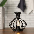 JHY DESIGN Decorations Outdoor Table Lamp Nightlight 7.5''High Modern Style Battery Powered Lamp with 6-Hours Timer Feature Decorative Bedside Lamp for Room Indoor Outdoor Table Garden Party by JHYDESIGN