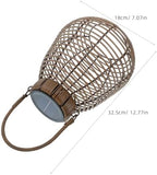 KICHOUSE Solar Lanterns Outdoor Waterproof - Solar-Powered Boho Lanterns with Auto On/Off - Decorative Rattan Hanging Lights for Patio Garden Porch Lawn and Pathway - Image 2