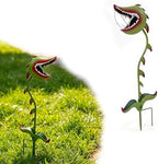Metal Carnivorous Plant Garden Stake Halloween Decor by Doforyou