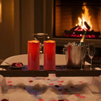 Homemory 4"x10" Burgundy Flameless Candles, Red Candles, Outdoor Waterproof Flameless Candles with Remote and Timers, Battery Operated LED Pillar Candles, Christmas Decor, Won't Melt Plastic, Set of 2 - Image 7
