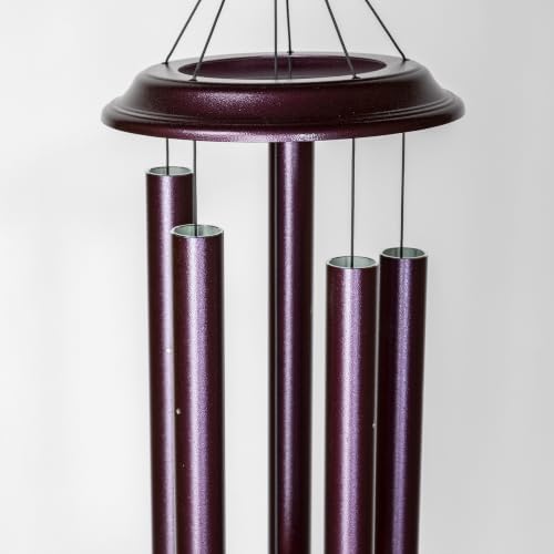 Shenandoah Melodies by Wind River - 47 inch Plum Wind Chime for Patio, Backyard, Garden, and Outdoor décor (Aluminum Chime) Made in the USA - Image 2