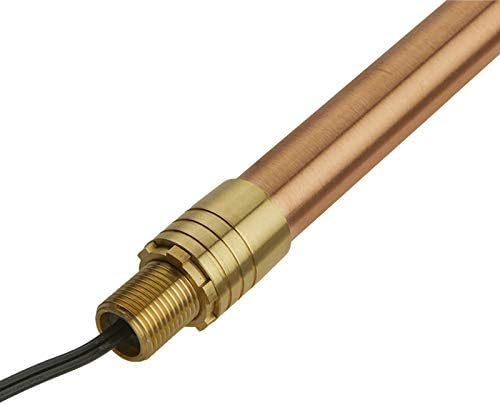 VOLT Flat Hat 12V Copper Path Light (7" Shade, 24" Tall) - Image 6