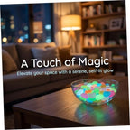 500pcs Glow-in-the-Dark Resin Pebbles for Landscaping and Fish Tanks, Luminous Garden Stones with Night Safety Guidance, Rechargeable by Sunlight, and Pet Friendly Random Color - Image 3