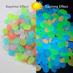 Colorful Glow-in-the-Dark Garden Stone, Night Guide Luminous Pebbles, Glowing Garden Stones, Rainbow Glow in the Dark Stepping Rocks for Landscaping Fish Tank Aquarium Walkway Decor (Blue,1000pcs) - Image 5