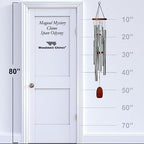 Woodstock Wind Chimes for Outside, Outdoor Decor for Your Patio and Front Porch, Garden Decor, (55") Silver Wind Chime, Woodstock Magical Mystery Chime, Space Odyssey (MMSO) - Image 3