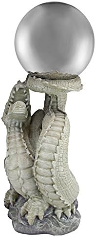 Design Toscano Sir Sagremor's Dragon Sculpture with Glass Gazing Orb - Image 4