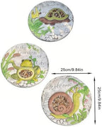 GZHERVICES Garden Stepping Stones, Decorative Lawn Steppers, and Round Concrete Stepping Stones—Decorative Stones Suitable for Gardens, Courtyards, Patios, Or Walkways(Multi-Colored-B) - Image 7
