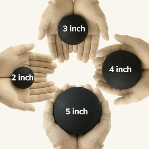 Gaspro Ceramic Fire Balls, 4-Inch Set of 12 Black Fireplace Balls - Image 6