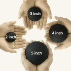Gaspro Ceramic Fire Balls, 4-Inch Set of 12 Black Fireplace Balls - Image 6