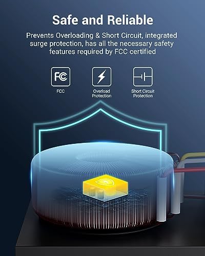 DEWENWILS 300W Smart Low Voltage Transformer, Compatible with Alexa and Google Home, 120V AC to 12V AC for LED Landscape Lights, Outdoor Lighting, ETL Listed, Waterproof, Schedule and Timer - Image 5