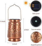 ANYTALK Butterfly Solar Lantern Lights, Outdoor Lanterns Garden Decor, Hanging Solar Lantern for Backyard Porch Patio Table Yard Balcony Lawn Pathway, Gifts for Women Grandma Mom - Image 5