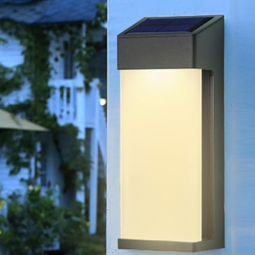 OSALADI Xmas Solar Powered Outdoor Wall Light Waterproof Garden Lamp - Image 4