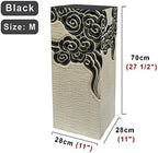 ARCVOX 2.3/2.9/3.6ft Asian Pillar Outdoor Decoration, Flower Pot Columns for Backyard, Faux Stone House Decor Sculpture, Ornament for Landscape Scene Layout (Color : Black, Size : Size M) - Image 7