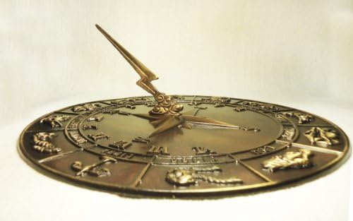 Brass Constellations Sundial - 12" inches Wide - Image 5