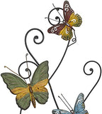 Deco 79 Metal Butterfly Home Wall Decor Indoor Outdoor Wall Sculpture with Scroll Details, Wall Art 15" x 1" x 29", Multi Colored - Image 7