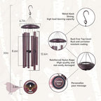 Personalized Wind Chimes for Military, Memory Gifts for US Veteran, Memorial Wind Chimes for Loss Loved One, Sympathy Gifts for Loss Soldiers Navy, Army, Air Force - Image 4