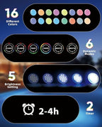 Pool Lights, 2024 Upgraded Rechargeable Submersible LED Lights with Remote, 16 Colors IP68 Waterproof Underwater Light for Inground Pool Above Ground, Aquarium, Hot Tub - Image 5