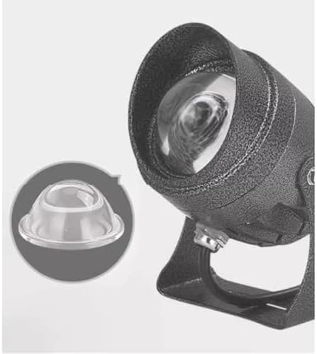 Narrow Beam Spotlight - 10W Long Distance Wall Washer Spotlight, IP65 Waterproof Flood Light, Outdoor Architectural Lawn LED Landscape Lamp(Red) - Image 5