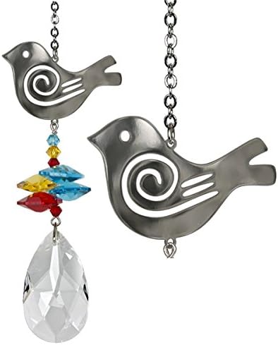 Woodstock Chimes Woodstock Rainbow Makers Collection, Crystal Fantasy, 4.5'' Bird Crystal Fantasies Crystal Suncatchers for Outdoor, Patio, Home or Garden Décor (CFBI) - Image 2