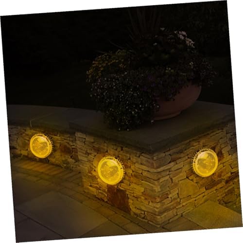 OSALADI 4 Pack LED Solar Ground Lamp for Outdoor Garden Path Lighting - Image 4