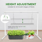 Wolezek 2FT T5 Grow Lights for Seed Starting, 32W Full Spectrum - Image 4