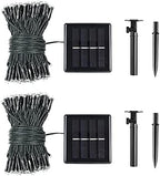 Solar Christmas lights Outdoor 2 Pack 480 LED Solar String Light Multicolor - Image 6