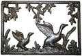 Cast Iron Duck Plaque Sign Ducks Home Garden Wall Decor Stepping Stone IRP-1419 Handmade Decor Artisan Art Decor For Home Vintage by Unknown