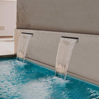 Pond Waterfall Kit with 600GPH Pump & 8-inch 304 Stainless Steel Spillway - Image 2