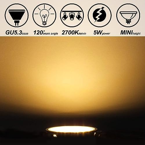 ALIDE MR16 LED Landscape Bulbs 12volt 50W Equivalent,2700K Warm White 10PCS - Image 2