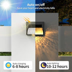 Tadyreal Solar Fence Lights Outdoor Waterproof Ip65, 10 Lighting Modes Fence Lights Solar Powered with 15 Bright Led Lens, Backyard Light Outdoor for Deck Railing Step Pool Patio Wall - 16 Pack - Image 4