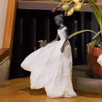 Guichifun Fairy Statue, White, 8.5 x 5.25 x 12 Inch - Image 2