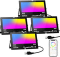 LED Flood Light Outdoor 800W Equivalent Smart RGB IP66 Landscape Lighting by Taptoron