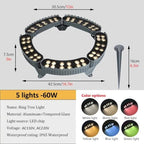 Outdoor Waterproof Ring Tree Lights, LED Landscape Spotlight - Image 2