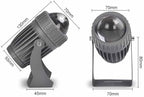 10W LED Beam Spotlight - Rotating Outdoor Floodlight, IP65 Waterproof, Narrow Beam Architectural Lighting (Green 12V / Red 110-230V) - Image 2