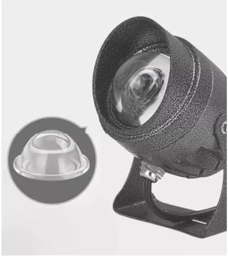 10W LED Beam Spotlight, Narrow Beam Spotlight, IP65 Waterproof Long Distance Wall Washer Spotlight, Outdoor Architectural Lawn LED Landscape Lamp(Warm White Light) - Image 4