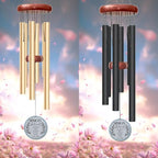 Custom Memorial Wind Chime for Husband, Personalized Grandfather Father Brother Sympathy Windchime, in Loving Memory Garden Outdoor Decor Soothing Deep Tone - Image 5
