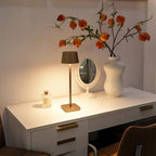 Cordless Rechargeable LED Table Lamp Set of 2, Titanium - Image 6