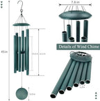 ASTARIN 45in Wind Chimes for Outside,Green - Image 2