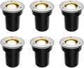 SUNRIVER Low Voltage Landscape Lights,1W Outdoor In-Ground Lights 12V-24V LED Landscape Lighting for Paver, Deck, Step, Garden, IP67 Waterproof (6 Pack Warm White) by Sunriver