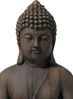 John Timberland Sitting Buddha 29 1/2" High Dark Sandstone Outdoor Statue - Image 3