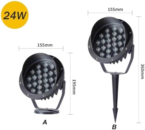 Outdoor LED Landscape Spotlights - Waterproof IP65 Tree Floodlights, AC 220V Plug-in Uplights for Gardens, Villas, Parks & Courtyards Lighting - Image 2