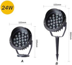 Outdoor LED Landscape Spotlights - Waterproof IP65 Tree Floodlights, AC 220V Plug-in Uplights for Gardens, Villas, Parks & Courtyards Lighting - Image 2