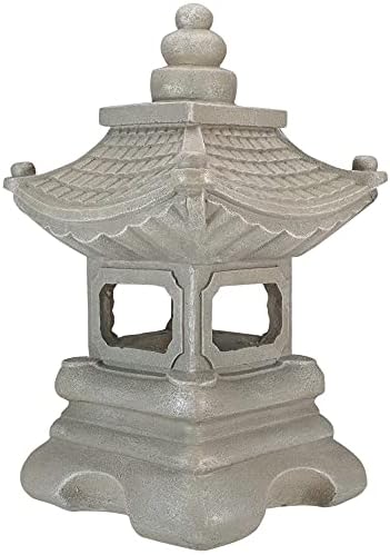 Northlight 13.5" Dark Gray Pagoda Outdoor Garden Statue - Image 3