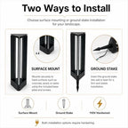 LED Path Light, Hardwired Landscape Lighting, 3000K Warm White - Image 5